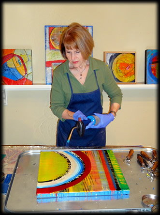 Patricia Kilburg ~ Encaustic Art Process