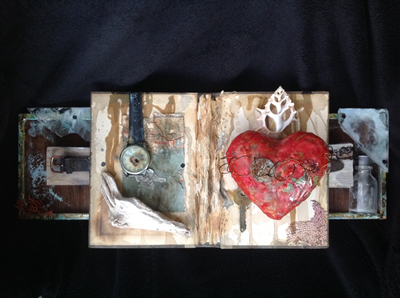 MICHAEL ZIEMER
Book 2. Chapter:- Ocean Song
18" X 18" X3"
Encaustic/Mixed Media on Board